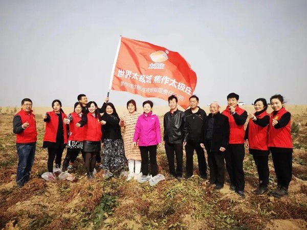 11月12日，眾人翹首以盼的太極莊山藥采挖活動在太極莊公司的溫縣·富硒鐵棍山藥標(biāo)準(zhǔn)化種植基地拉開帷幕